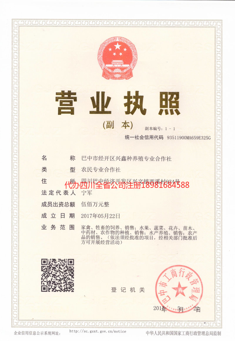 新民新民兴鑫种养殖专业合作社